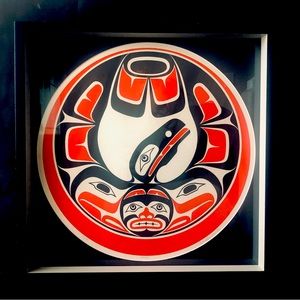 Vintage 1992 Northwest Coast Native Raven Limited Print 81/100 Richard Sumner